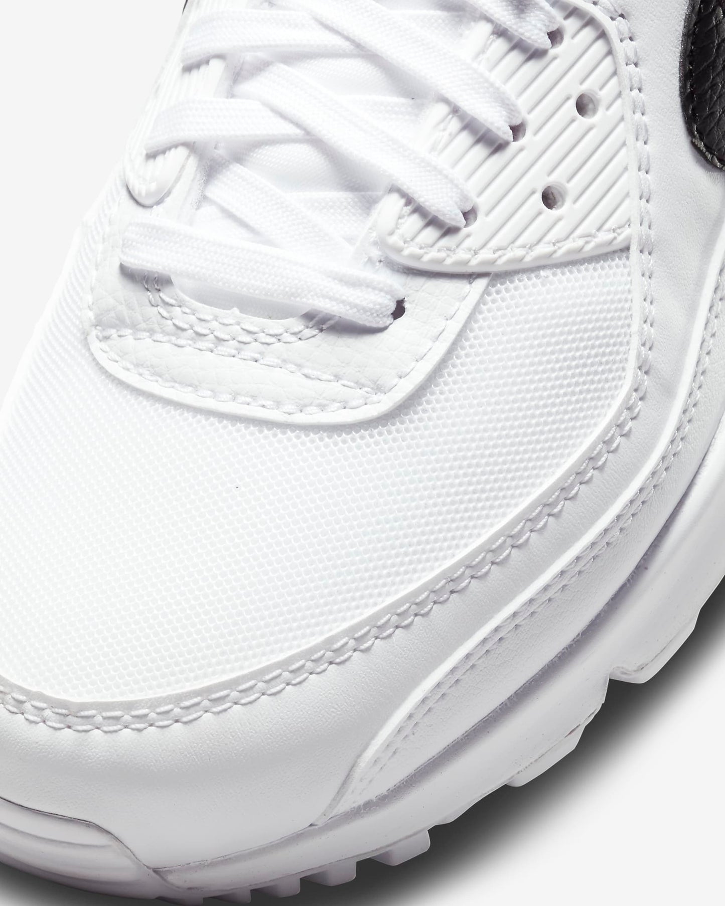 Nike Air Max 90 Women's Shoes, White/White/Black