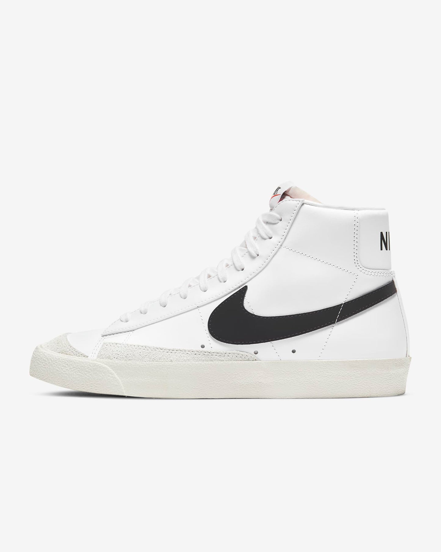 Nike Blazer Mid '77 Vintage Men's Shoes, White/Black