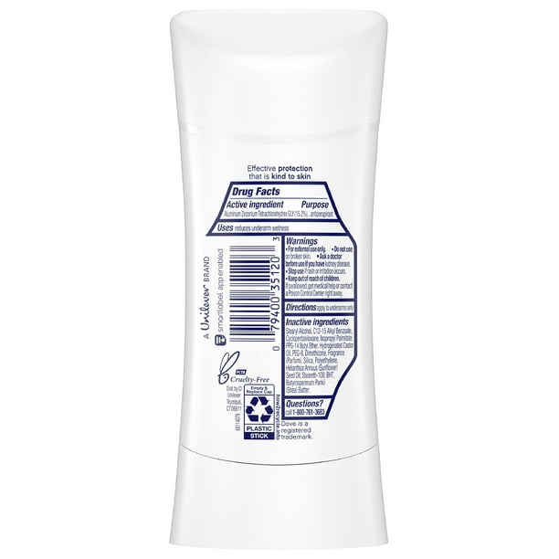 Dove Advanced Care Shea Butter Antiperspirant Deodorant for Women, 2.6 oz