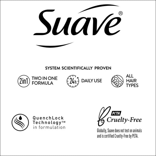 Suave Micellar Infusion 2-in-1 Shampoo and Conditioner For All Hair Types 28 fl oz