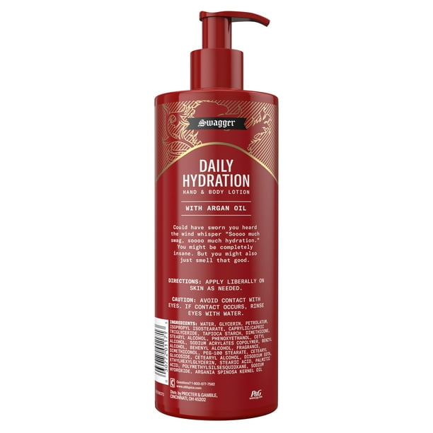 Old Spice Daily Hydration Hand & Body Lotion for Men, Swagger, 16 fl oz