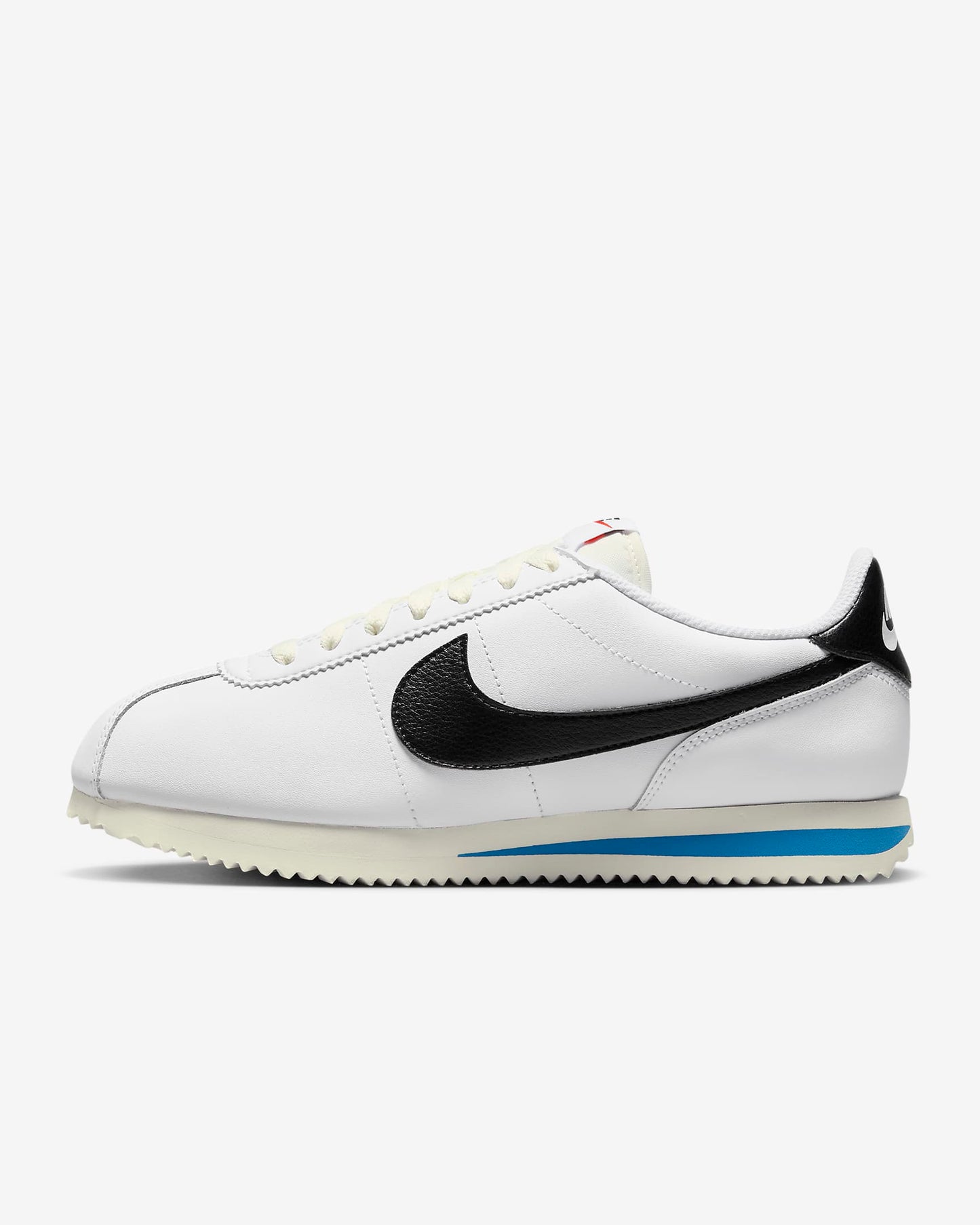 Nike Cortez Women's Shoes, White/Light Photo Blue/Sail/Black
