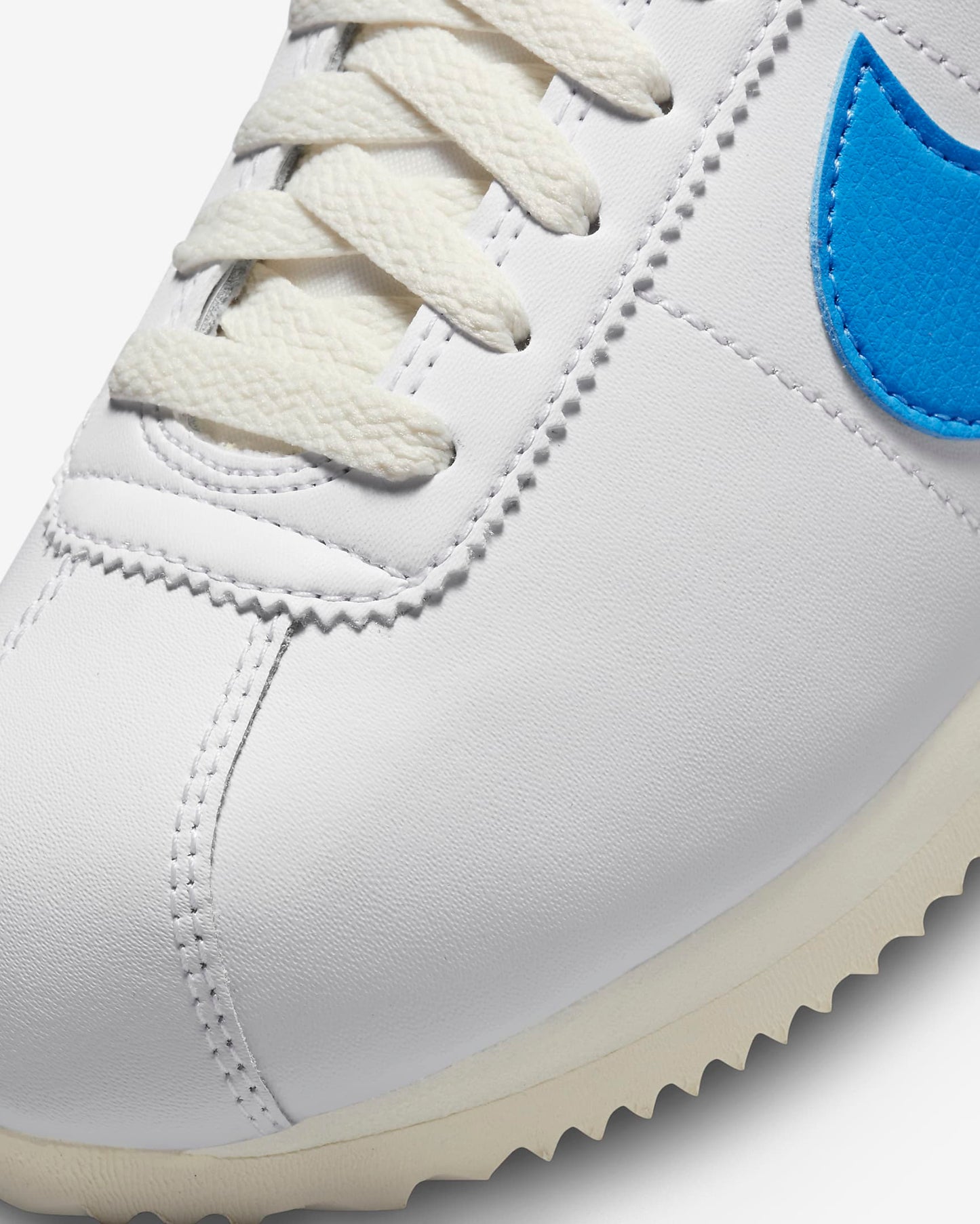 Nike Cortez Women's Shoes, White/Sail/Team Orange/University Blue