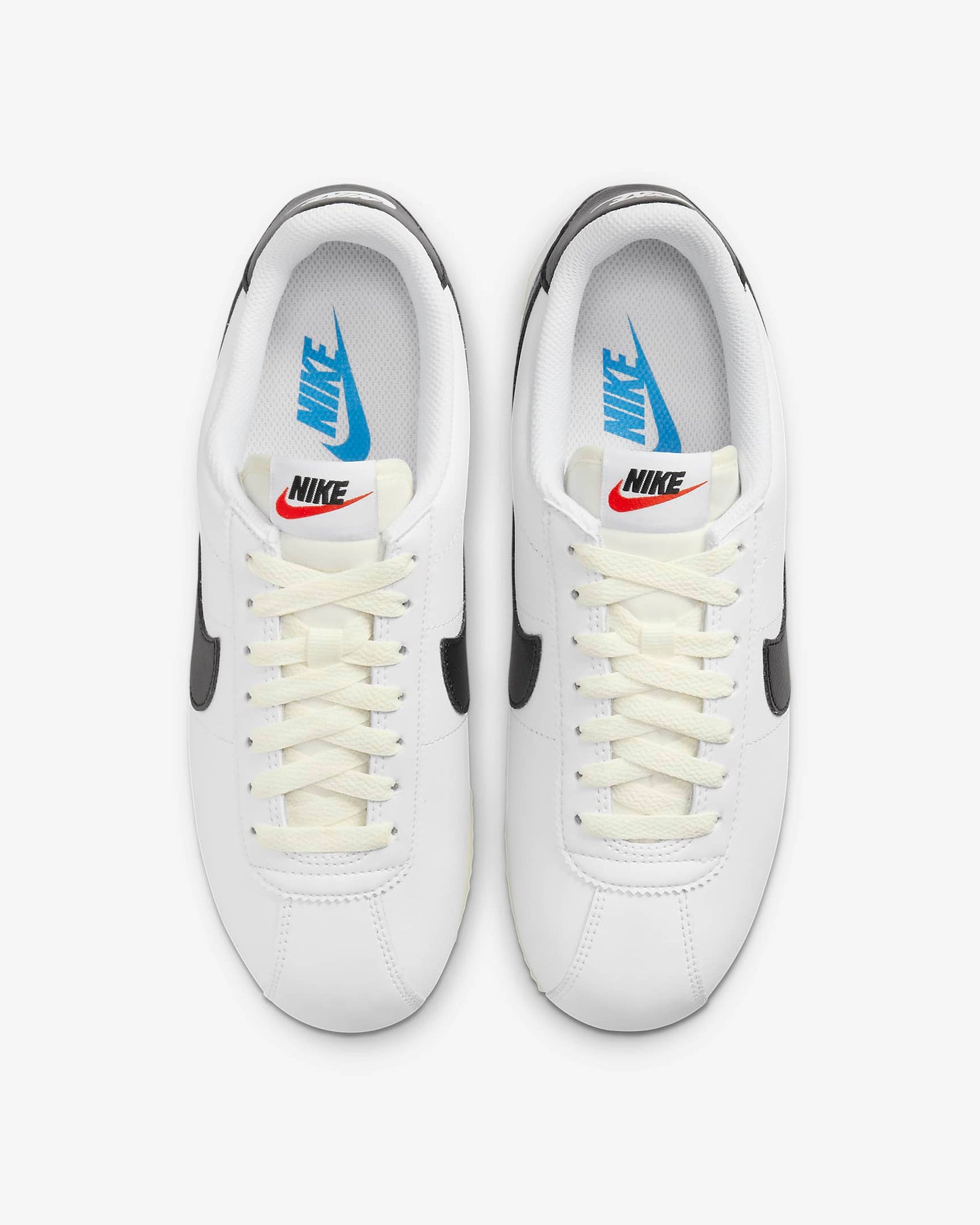 Nike Cortez Women's Shoes, White/Light Photo Blue/Sail/Black