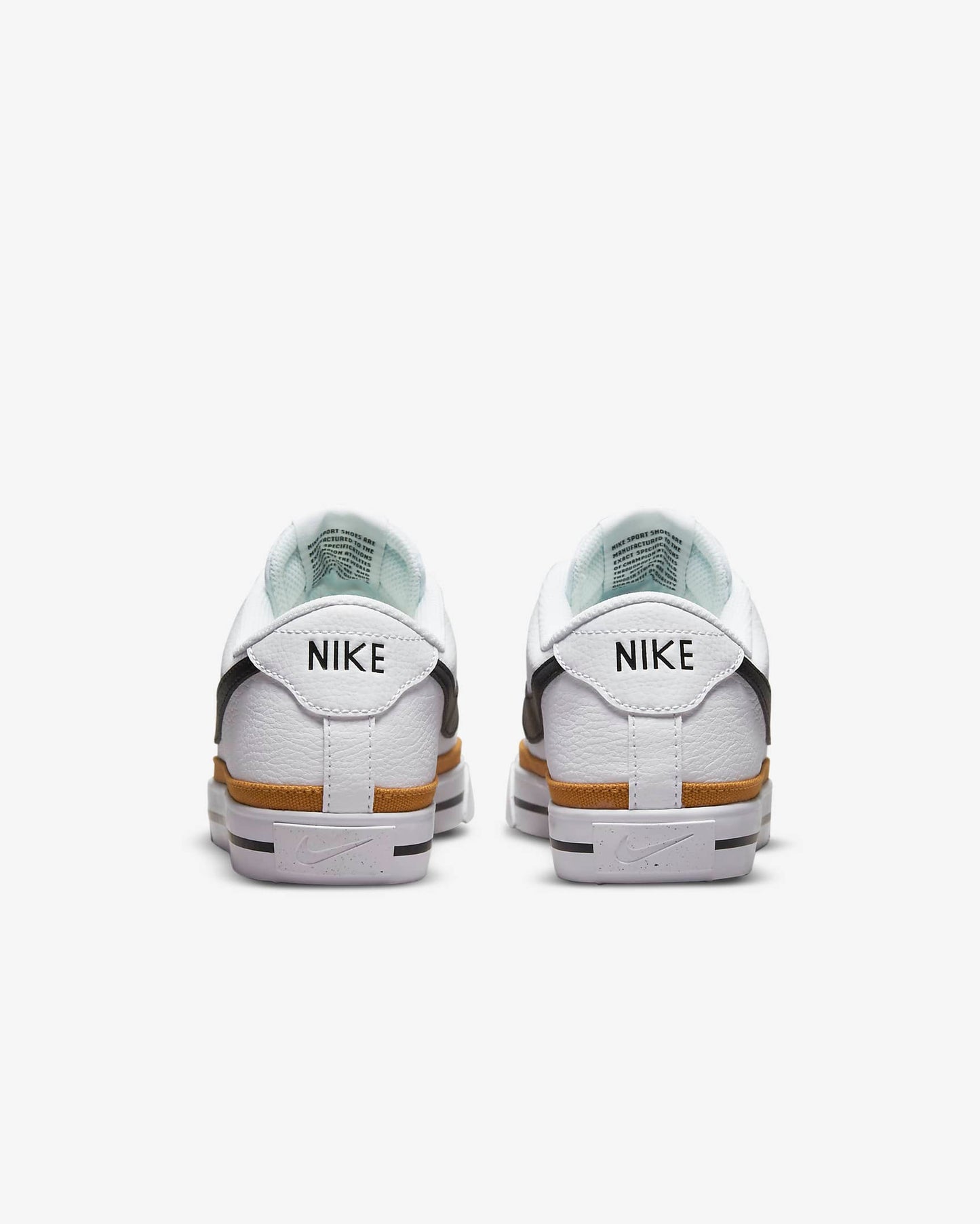 Nike Court Legacy Next Nature Women's Shoes, White/Desert Ochre/Team Orange/Black