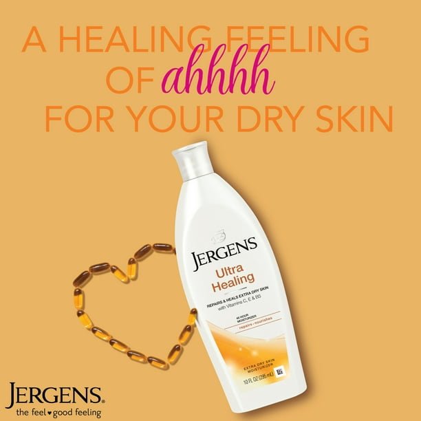 Jergens Ultra Healing Dry Skin Moisturizing Body Lotion, 10 fl oz