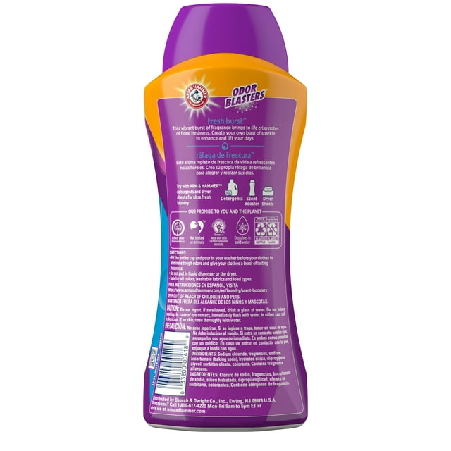 Arm & Hammer Odor Blasters In-Wash Scent Booster - Fresh Burst, 37.8oz