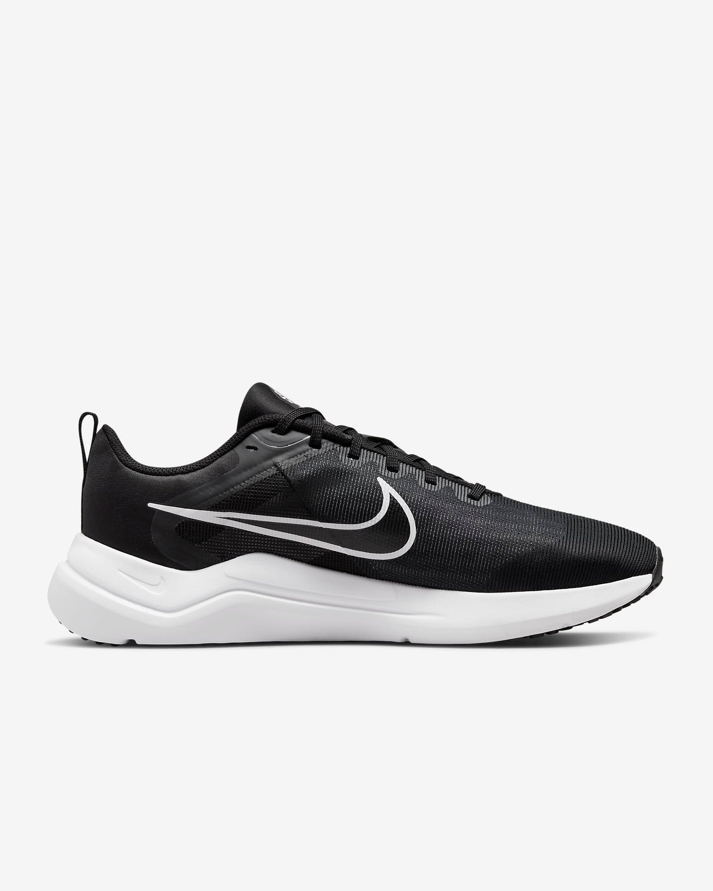 Nike Men's Downshifter 12 Road Running Shoes, Black/Dark Smoke Grey/Pure Platinum/White
