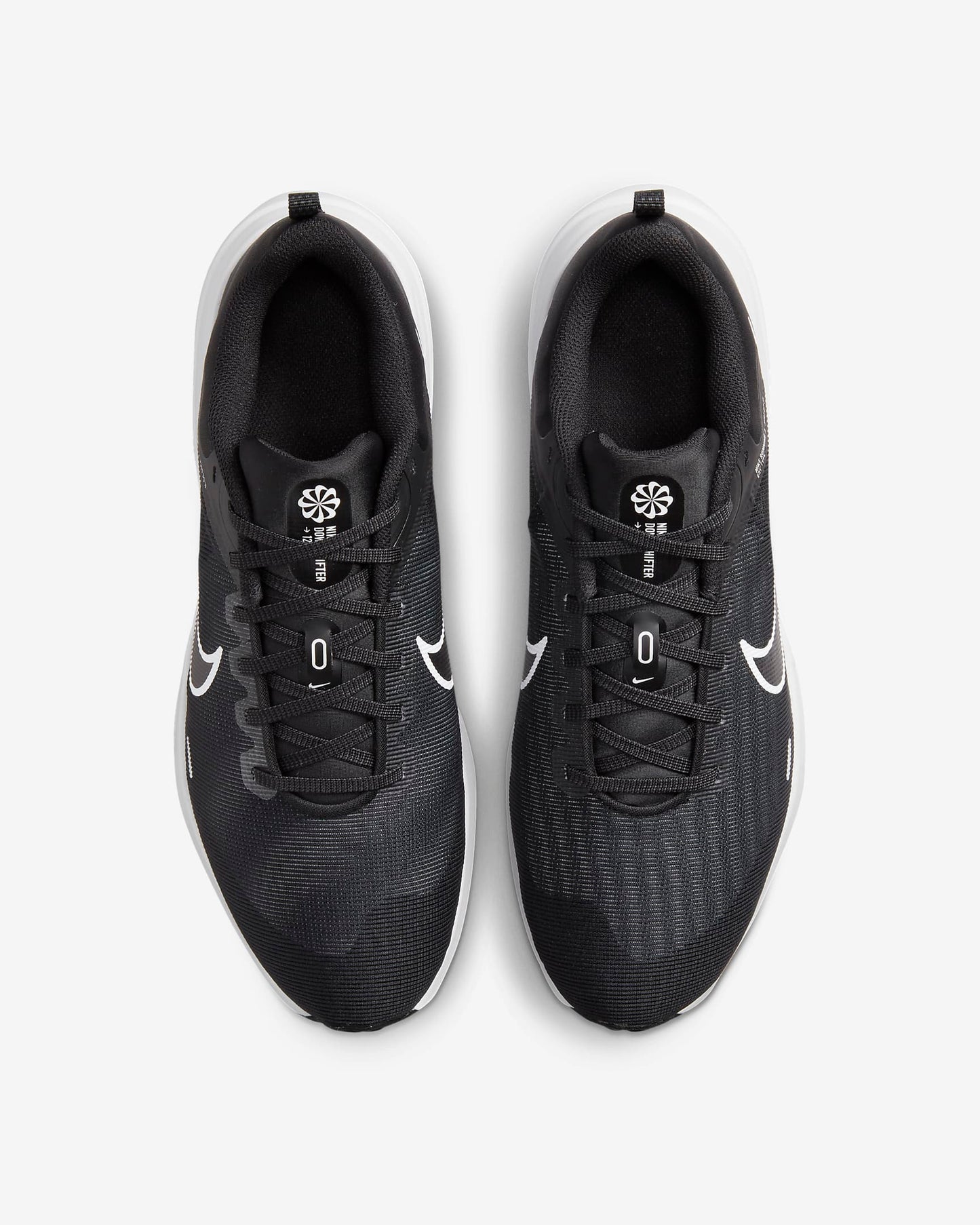 Nike Men's Downshifter 12 Road Running Shoes, Black/Dark Smoke Grey/Pure Platinum/White