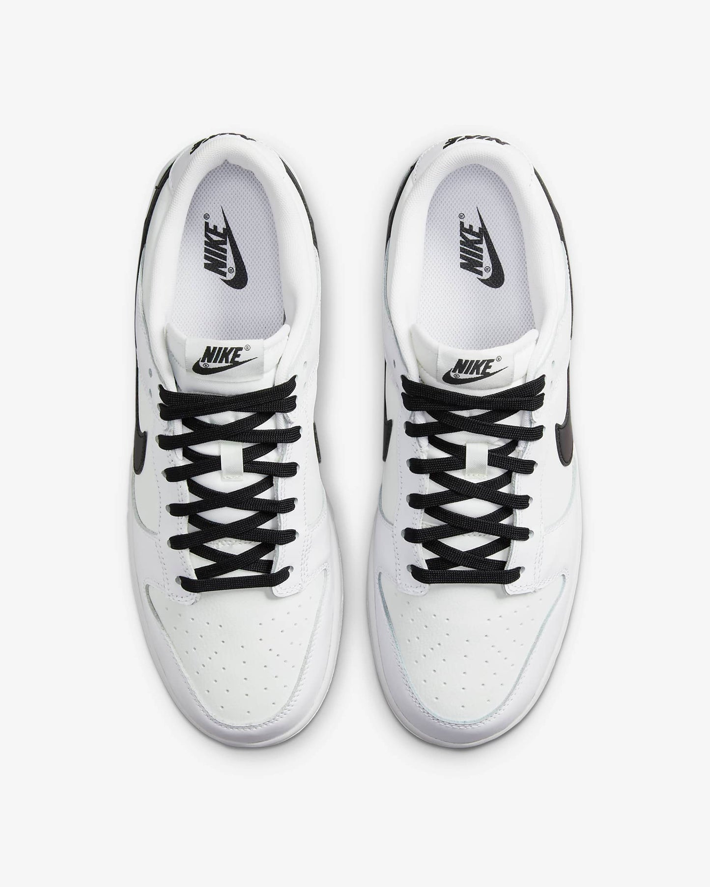 Nike Dunk Low Retro Men's Shoes, White/Summit White/Black