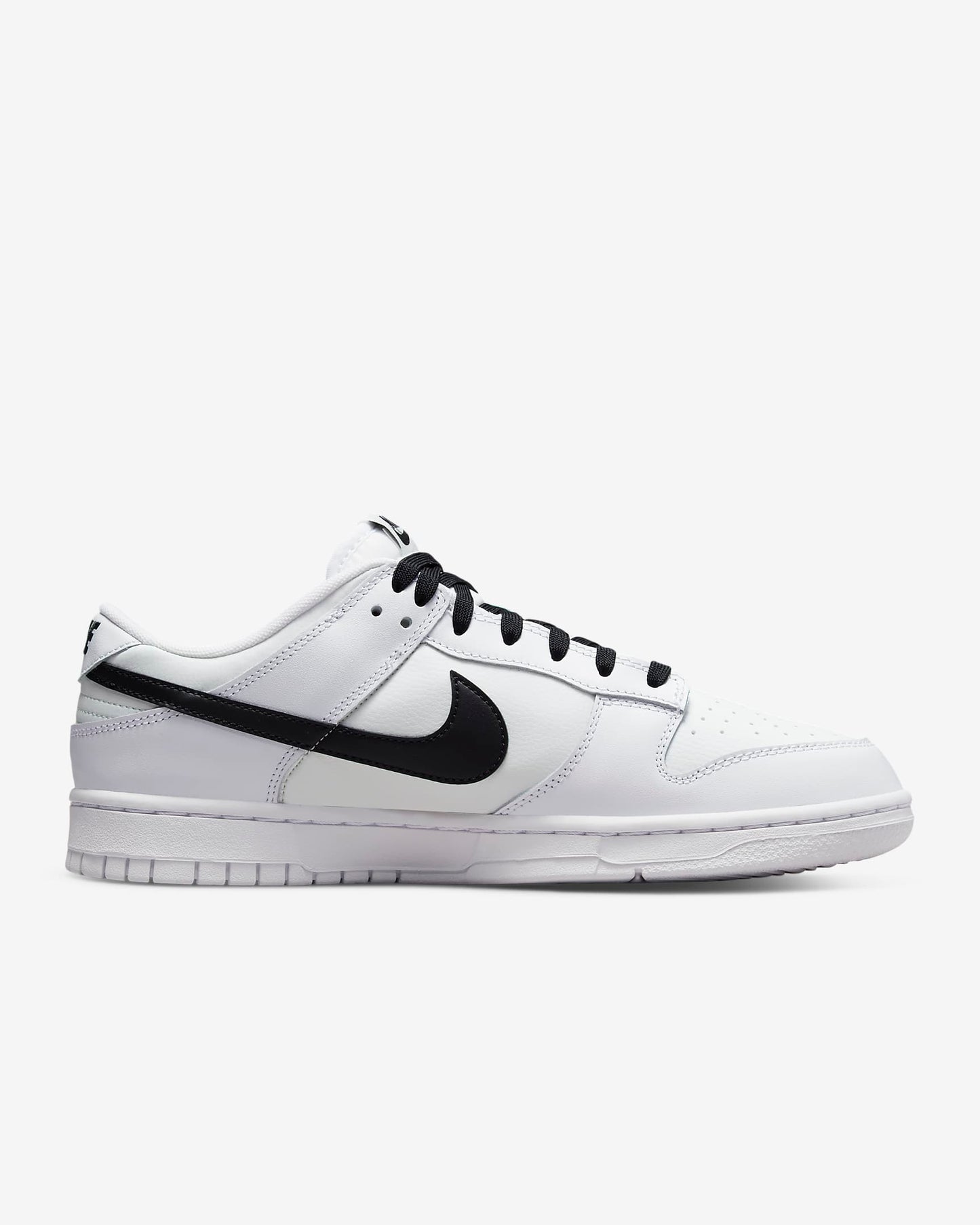 Nike Dunk Low Retro Men's Shoes, White/Summit White/Black