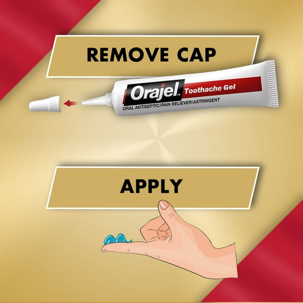 Orajel 4X Medicated For Toothache & Gum Gel, .25OZ