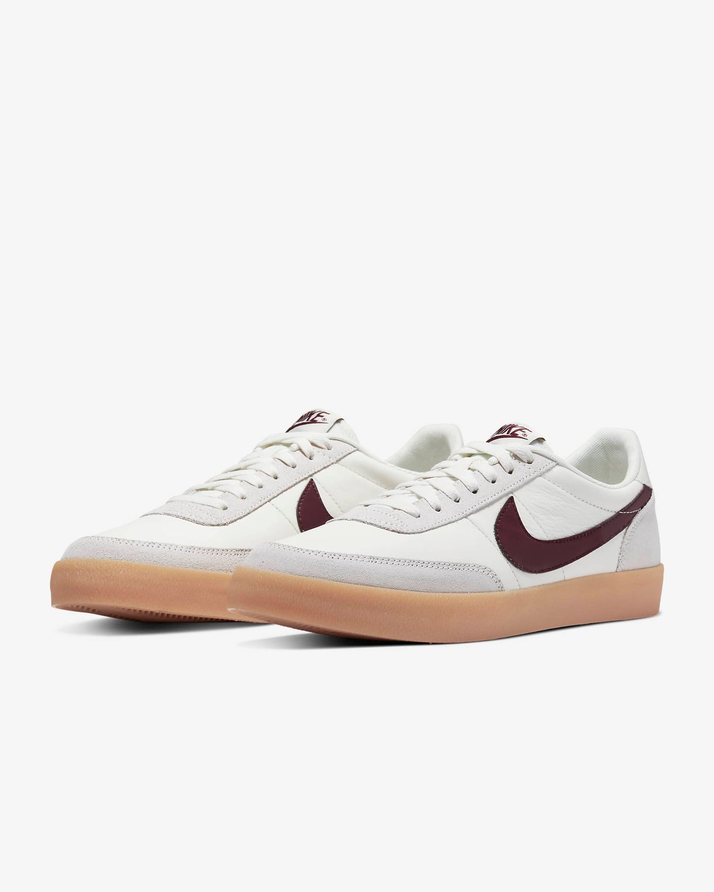 Nike Killshot 2 Leather Men's Shoe, Sail/Gum Yellow/Night Maroon