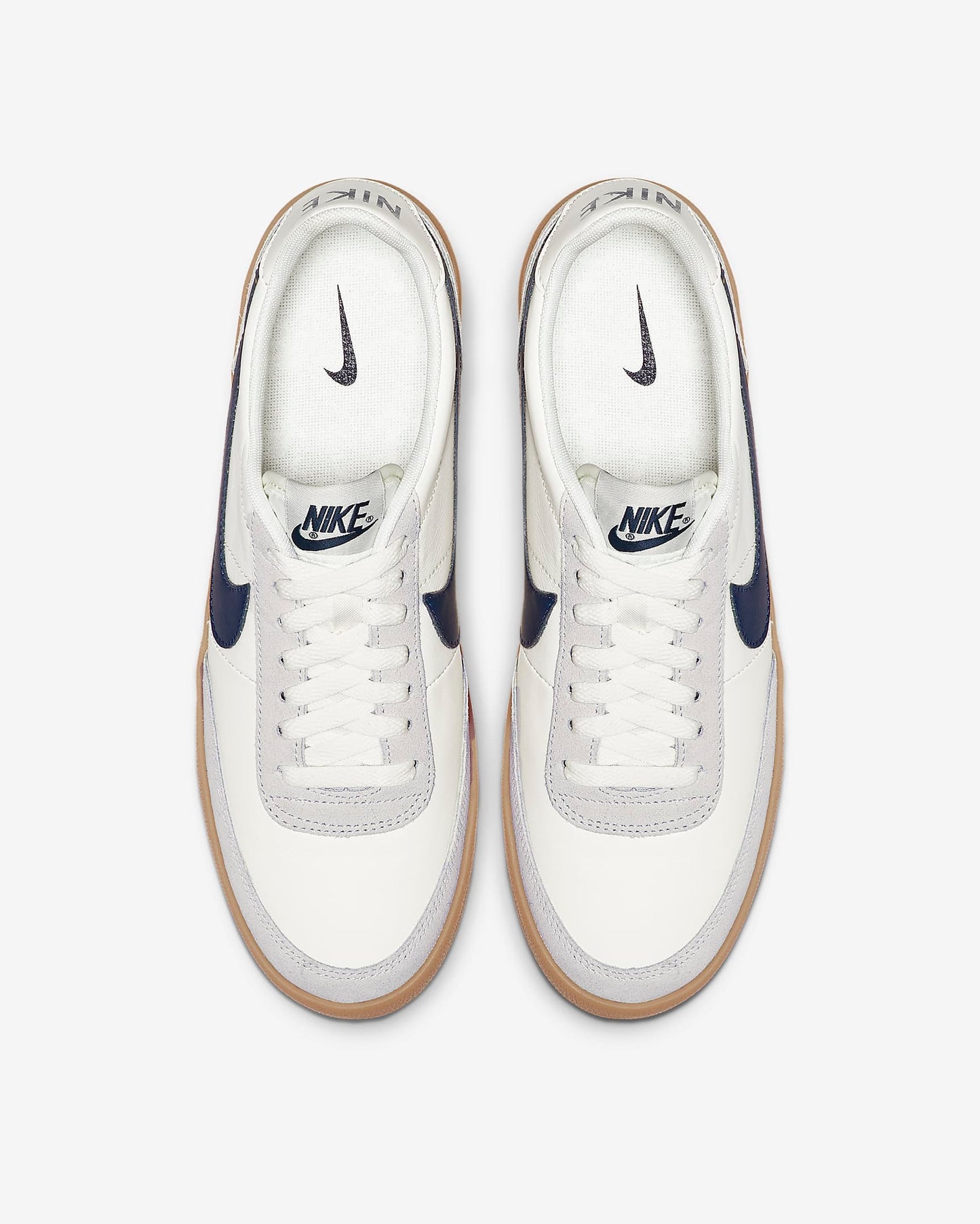 Nike Killshot 2 Leather Men's Shoe, Sail/Gum Yellow/Midnight Navy