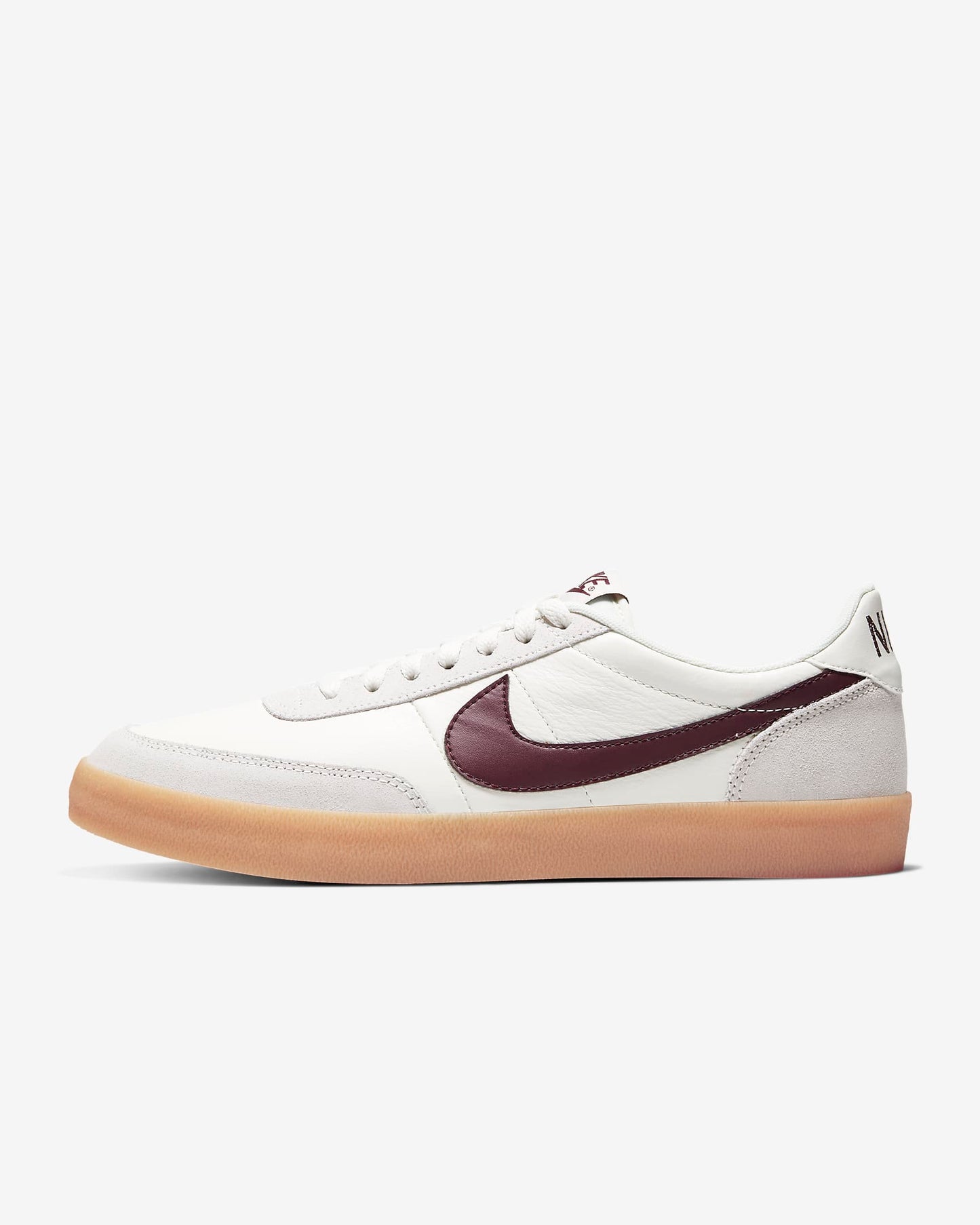 Nike Killshot 2 Leather Men's Shoe, Sail/Gum Yellow/Night Maroon