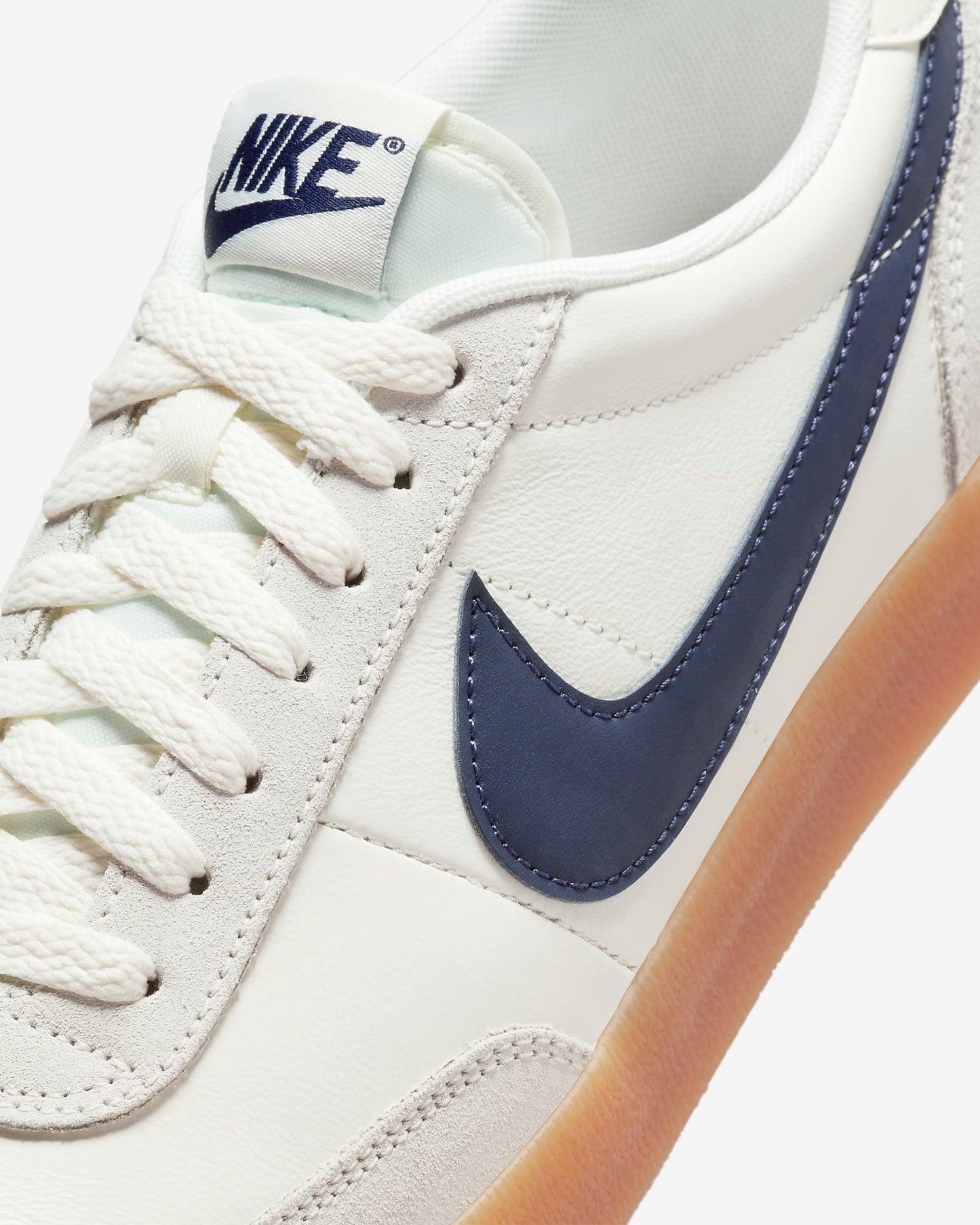 Nike Killshot 2 Leather Men's Shoe, Sail/Gum Yellow/Midnight Navy