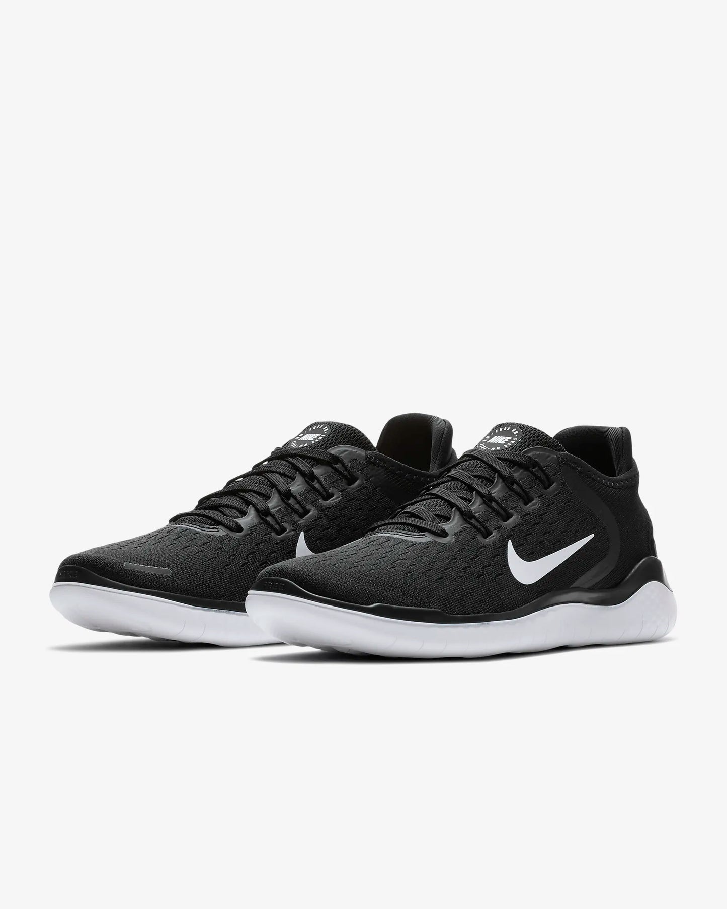 Nike Women's Free RN 2018, Black/White