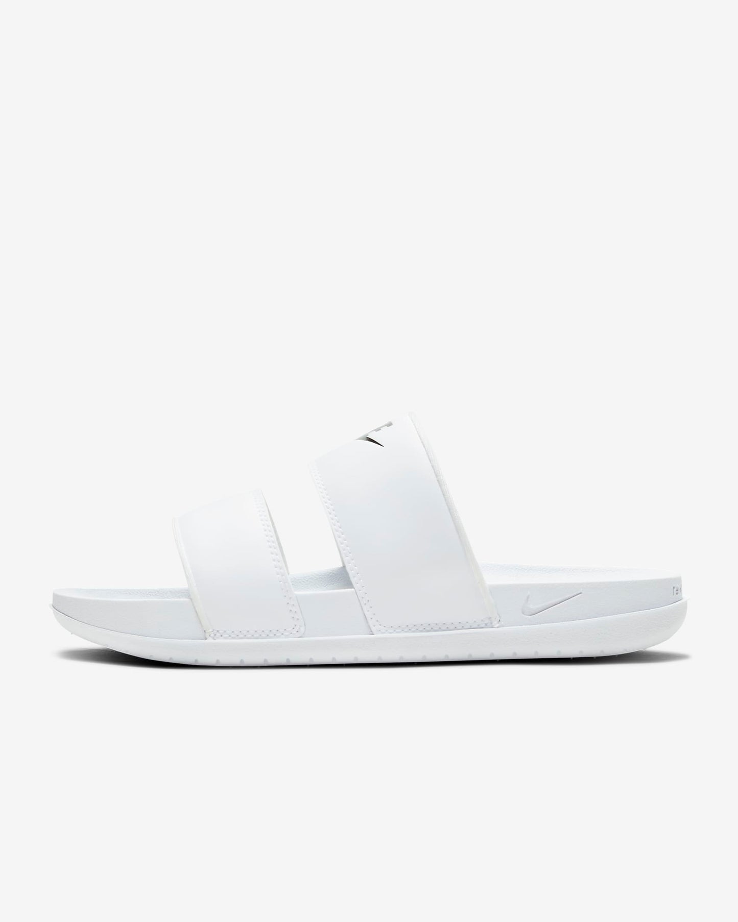 Nike Women's Offcourt Duo Slides, White/White/Black