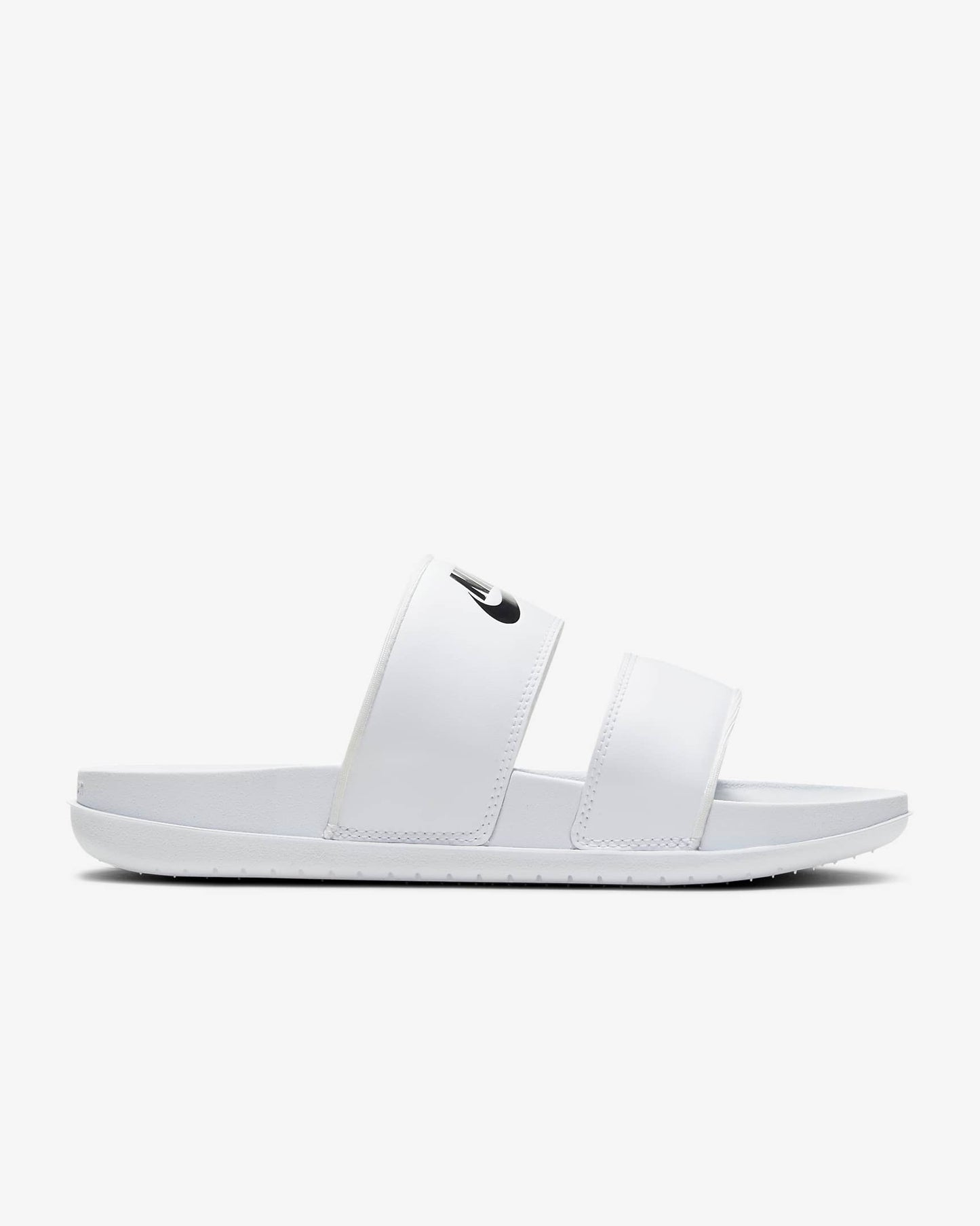 Nike Women's Offcourt Duo Slides, White/White/Black