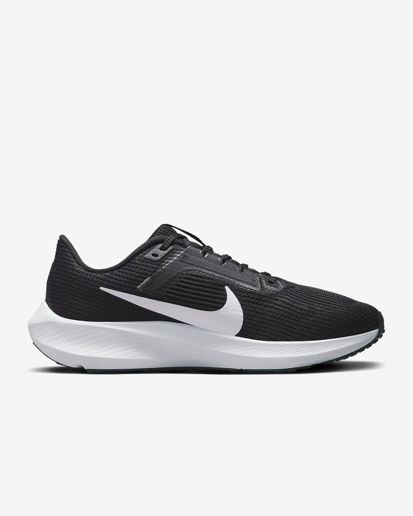 Nike Pegasus 40 Women's Road Running Shoes, Black/Iron Grey/White