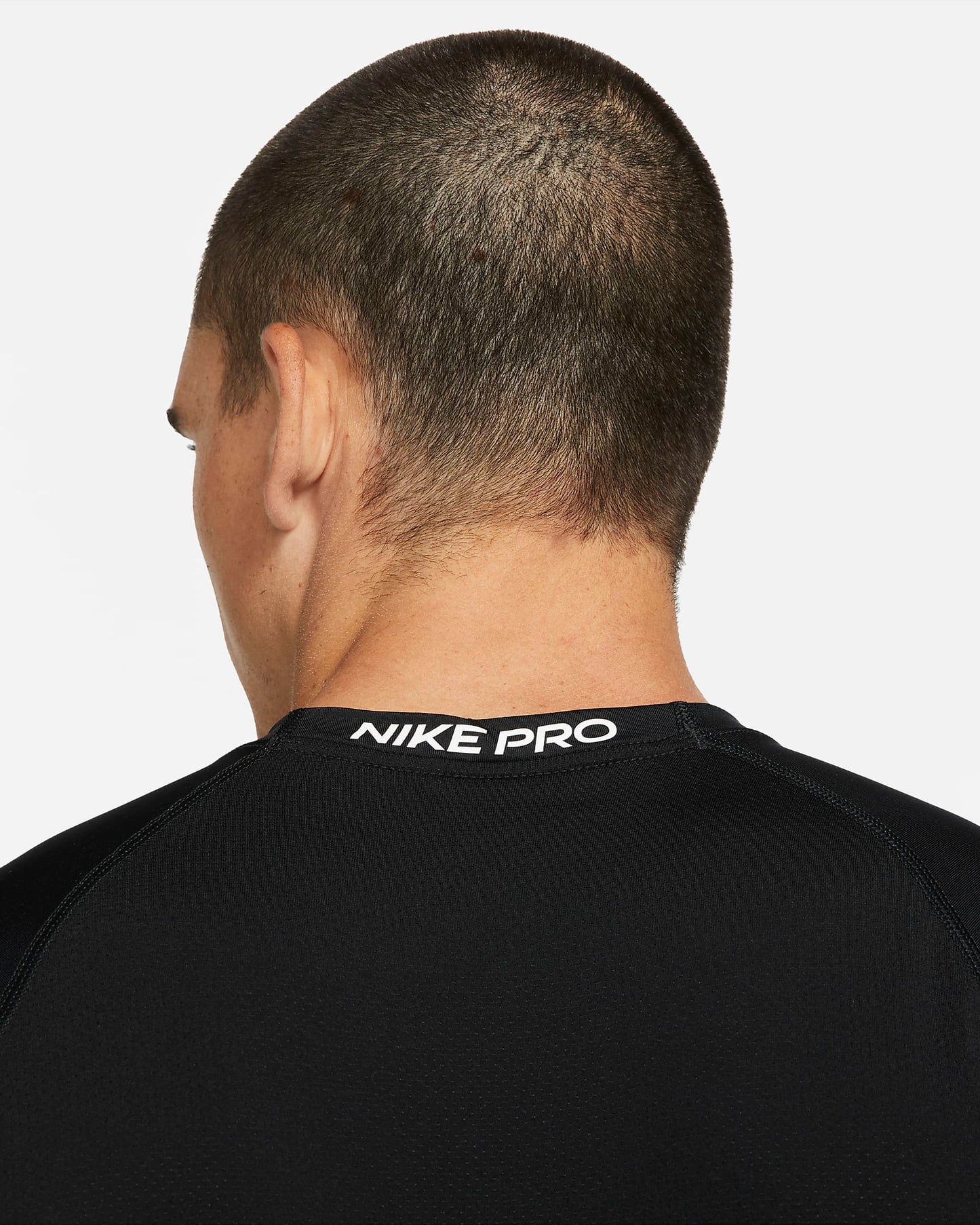 Nike Men's Pro Dri-FIT Slim Fit Sleeveless Top, Black/White