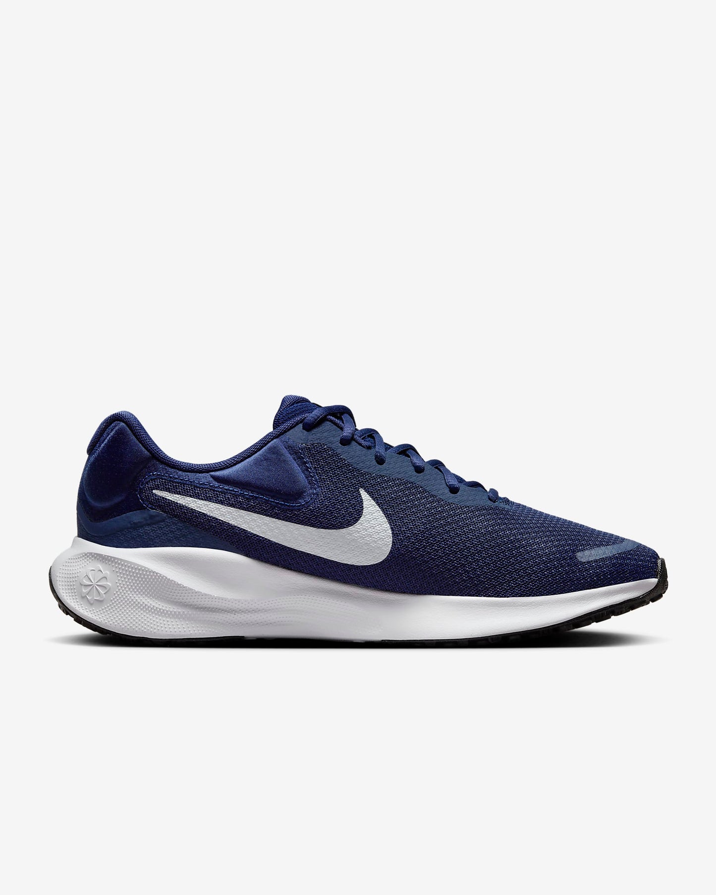 Nike Revolution 7 Men's Road Running Shoes, Midnight Navy/Black/White/Pure Platinum