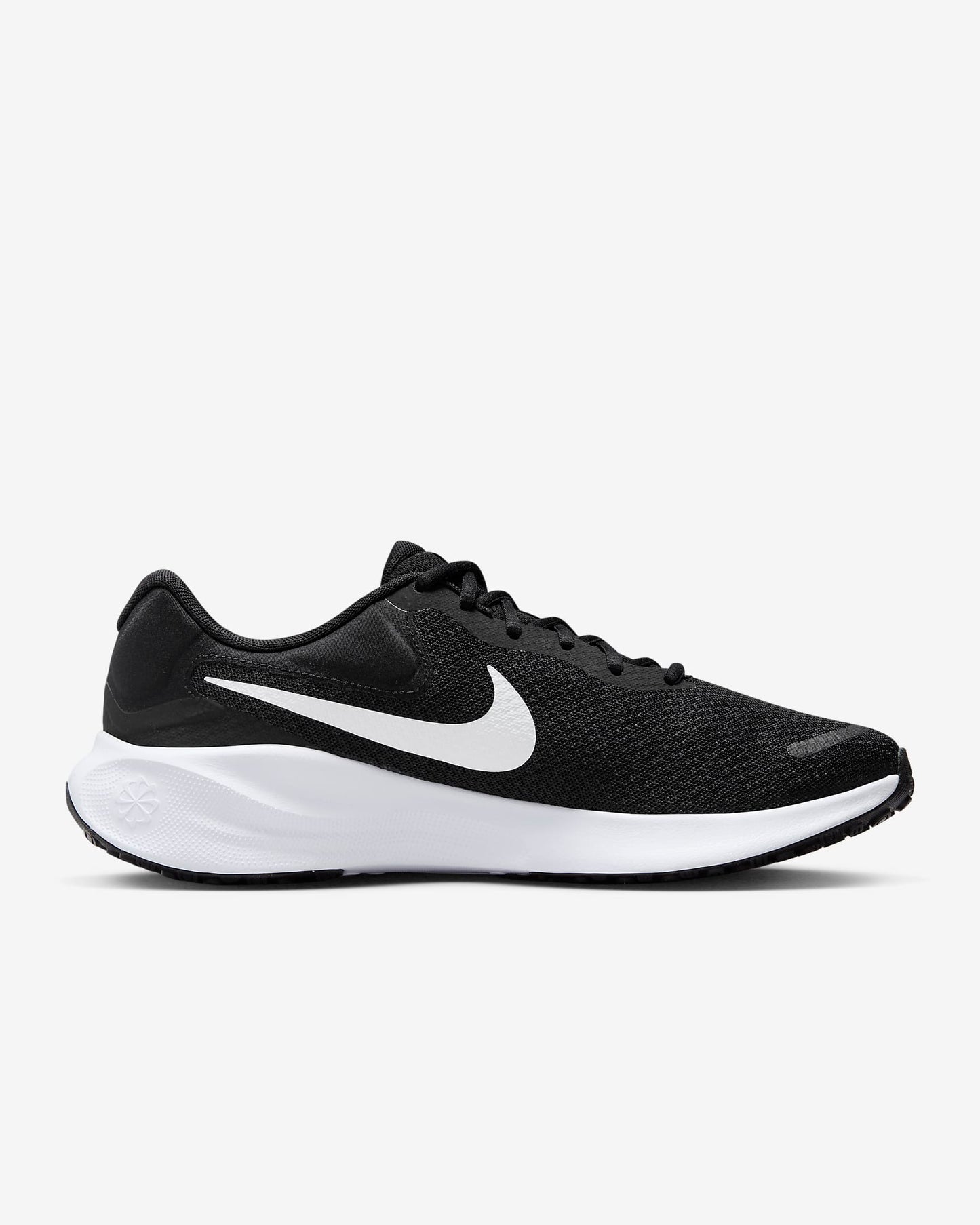 Nike Revolution 7 Men's Road Running Shoes, Black/White