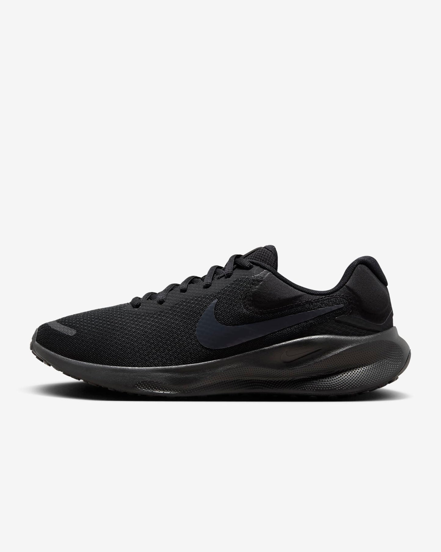 Nike Revolution 7 Men's Road Running Shoes, Black/Off Noir