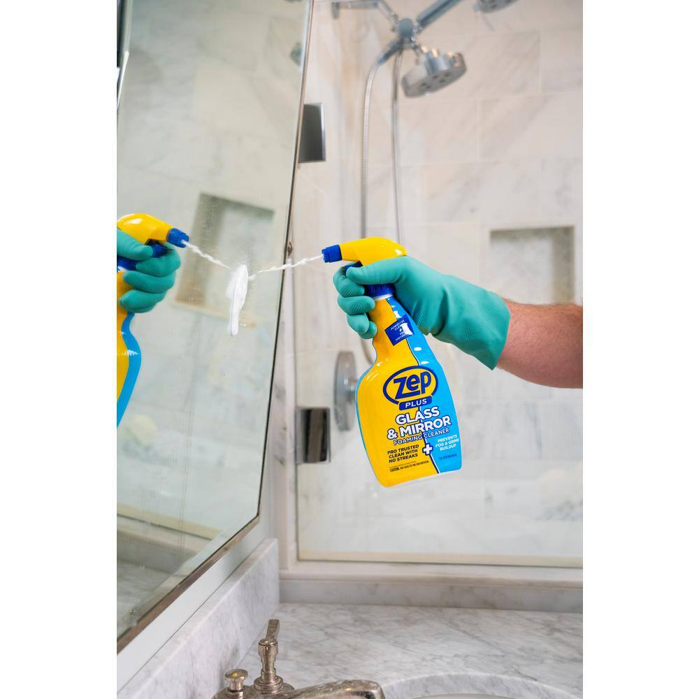 ZEP 32 oz. Glass and Mirror Foaming Glass Cleaner