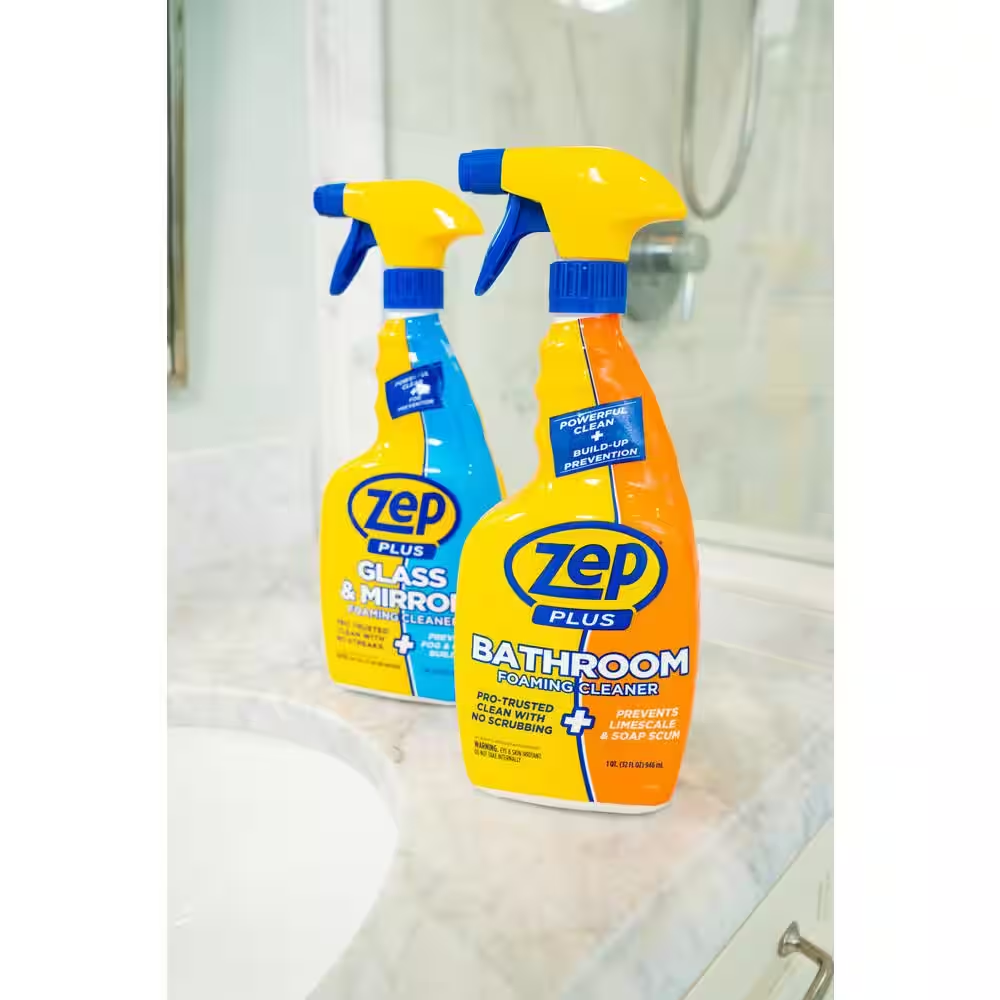 ZEP 32 oz. Glass and Mirror Foaming Glass Cleaner