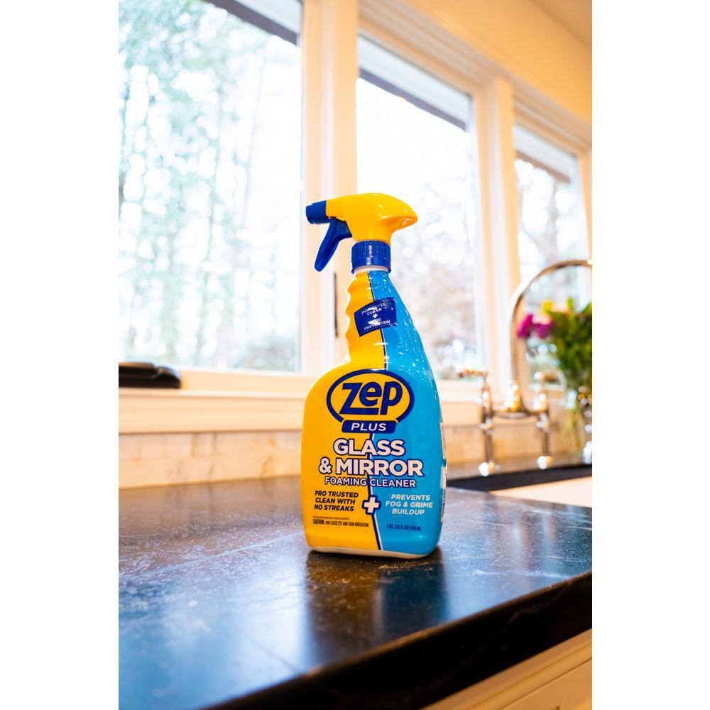 ZEP 32 oz. Glass and Mirror Foaming Glass Cleaner