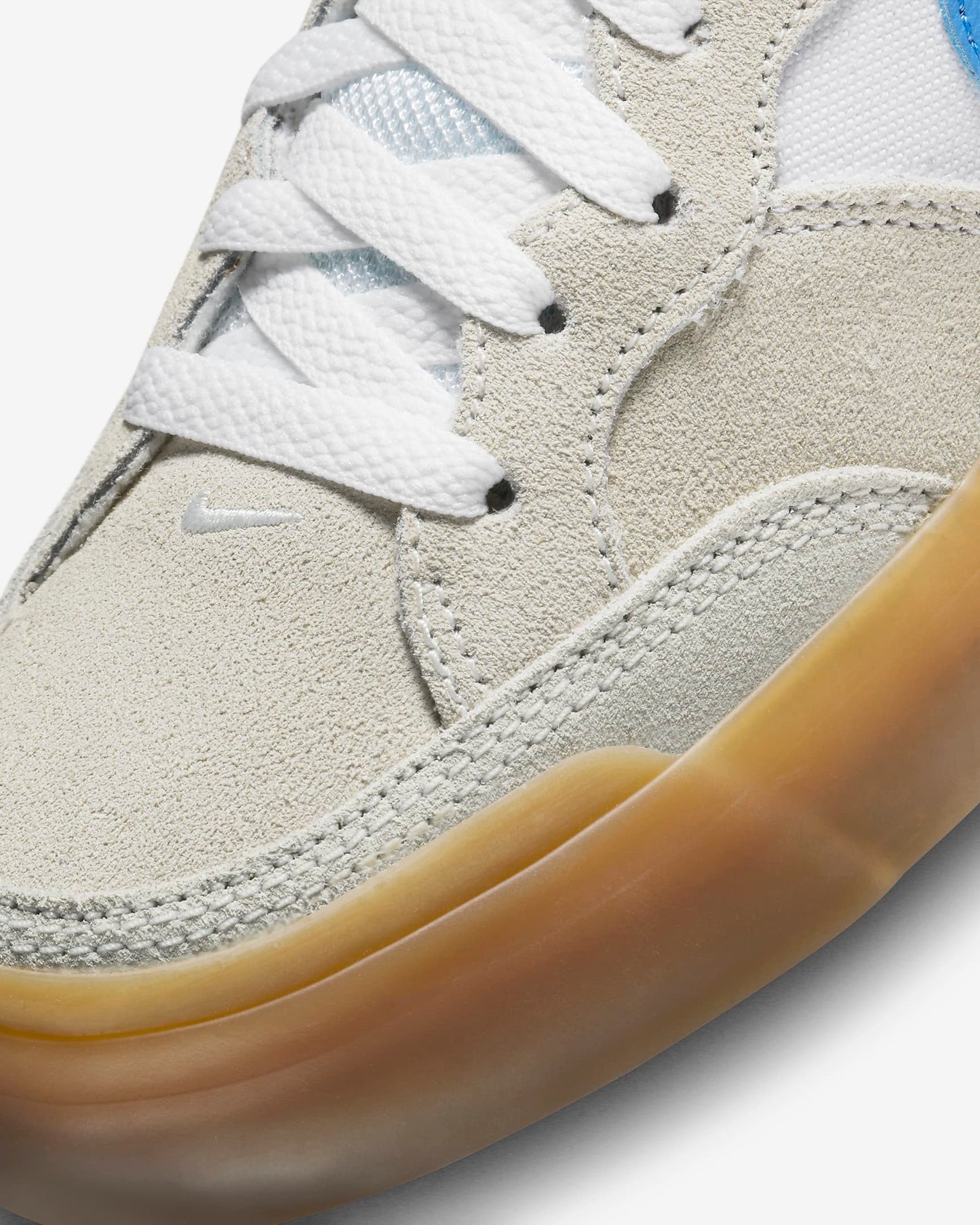 Nike SB Pogo Skate Shoes (Womens), Summit White/White/Gum Light Brown/University Blue