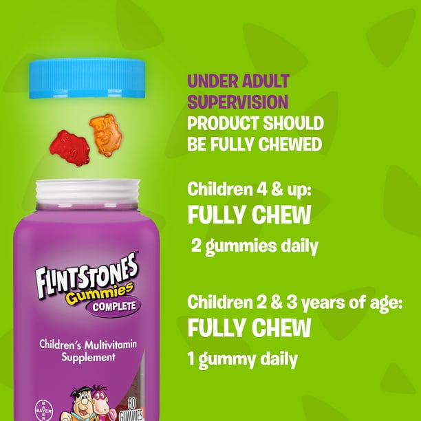 Flintstones Gummies Kids Vitamin, Gummy Multivitamin for Kids, 180 Ct