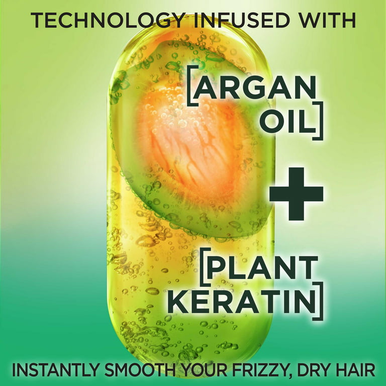 Garnier Fructis Sleek and Shine Smoothing Conditioner with Argan Oil, 12 fl oz