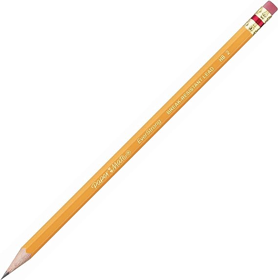 Paper Mate EverStrong 2 Pencils, Reinforced, Break-Resistant Lead When Writing, 72 Count