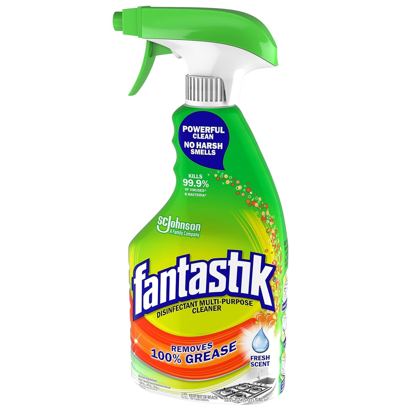 Fantastik All-Purpose Cleaner Trigger, Fresh Scent, 32 fl oz