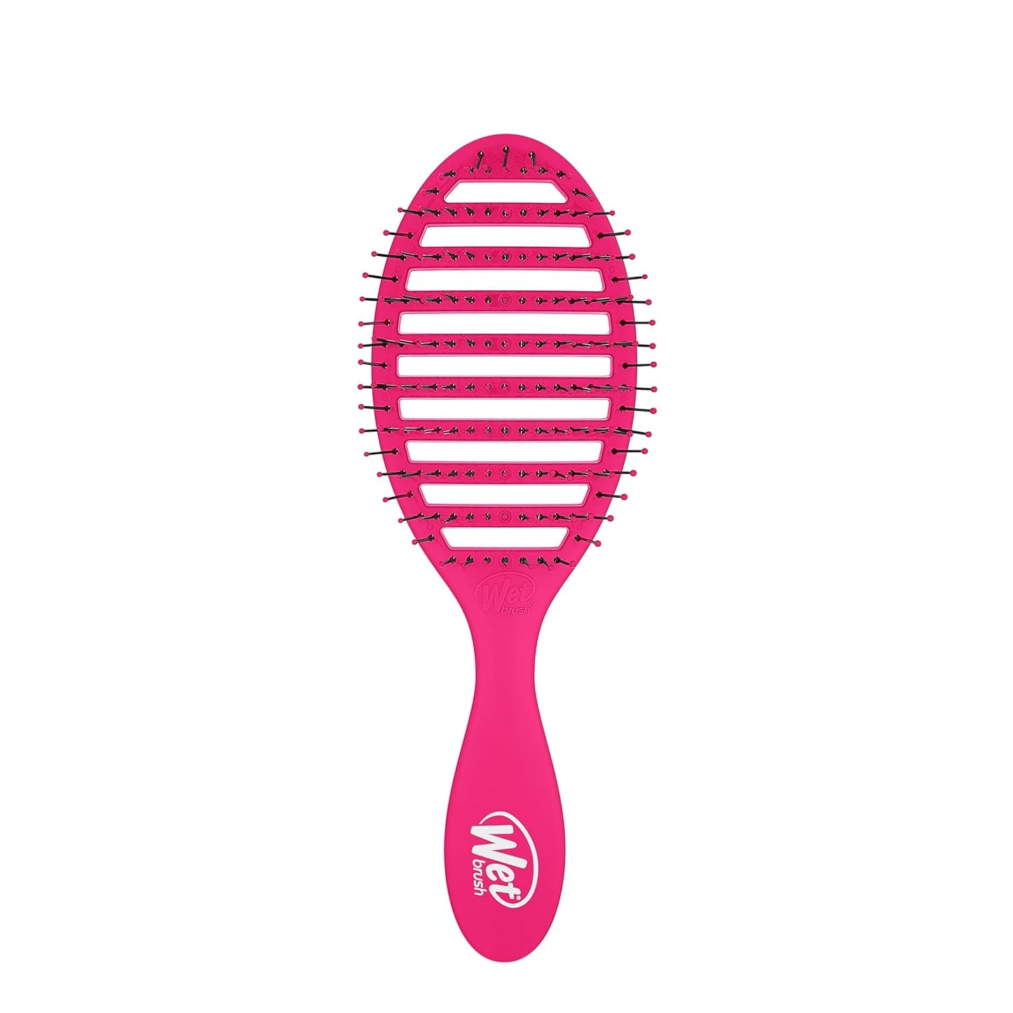 Wet Brush Speed Dry Hair Brush - Pink - Vented Design and Ultra Soft HeatFlex Bristles Are Blow Dry Safe With Ergonomic Handle Manages Tangle and Uncontrollable Hair - Pain-Free