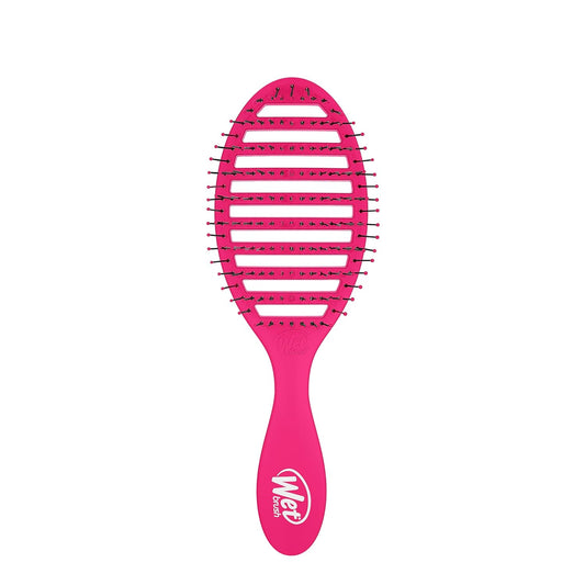 Wet Brush Speed Dry Hair Brush - Pink - Vented Design and Ultra Soft HeatFlex Bristles Are Blow Dry Safe With Ergonomic Handle Manages Tangle and Uncontrollable Hair - Pain-Free