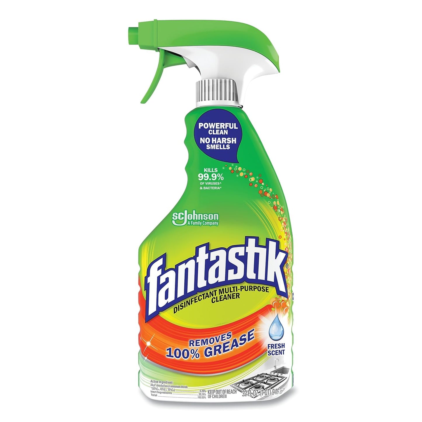 Fantastik All-Purpose Cleaner Trigger, Fresh Scent, 32 fl oz