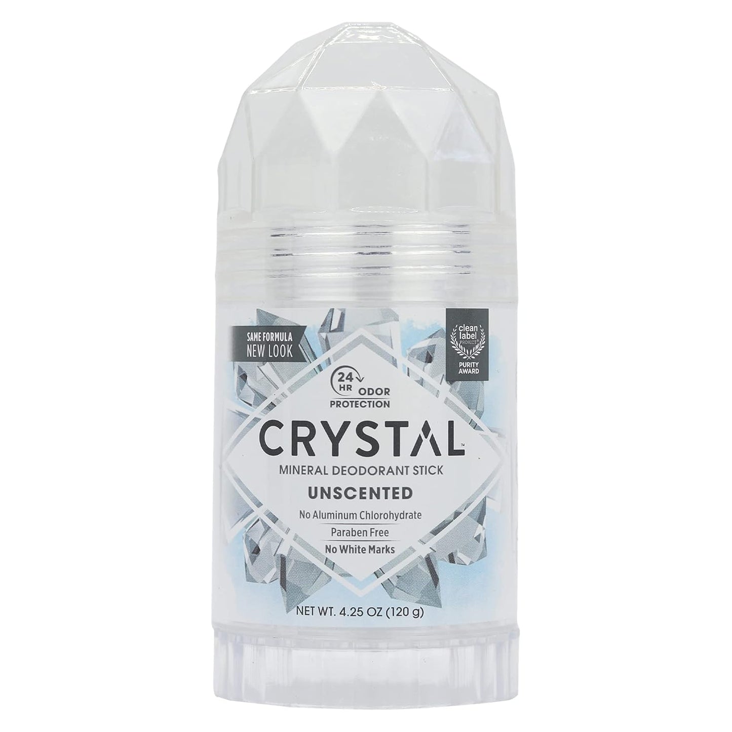 CRYSTAL Deodorant Stick (30003), Unscented, 4.25 Ounce