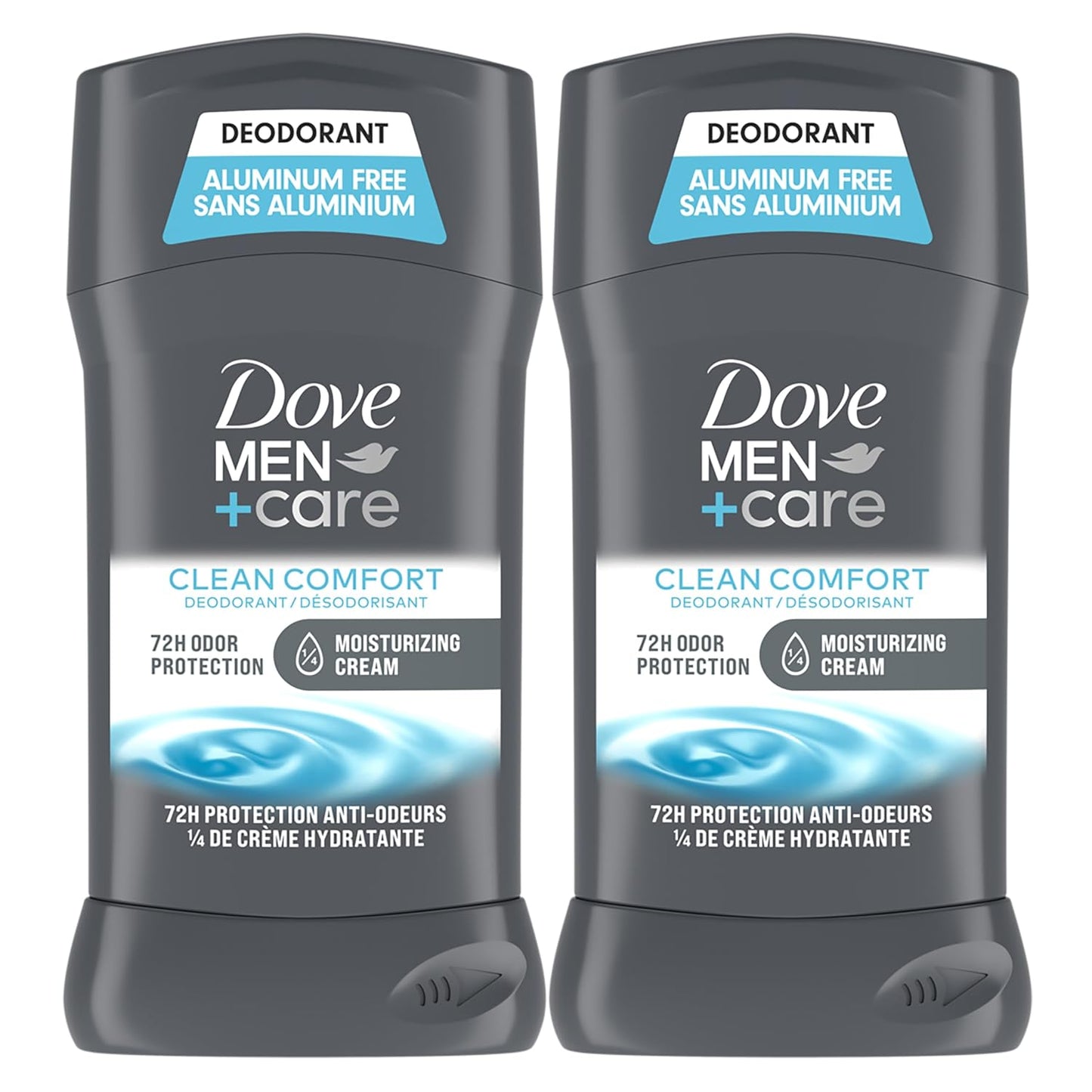 Dove Men+Care Deodorant Stick Moisturizing Deodorant For 48-Hour Protection Clean Comfort Aluminum Free Deodorant For Men 3oz 2 Count