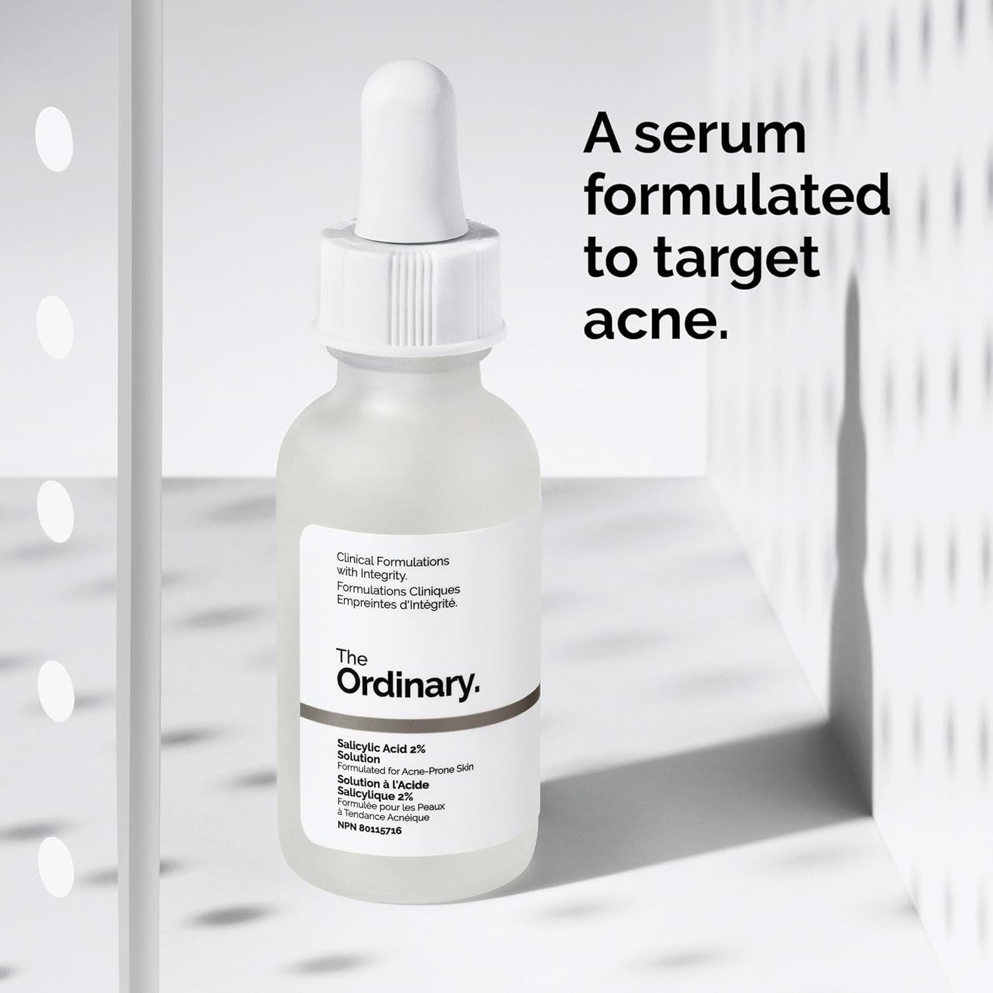 The Ordinary Salicylic Acid 2% Solution, Acne-Fighting Serum for Blemish-Prone Skin