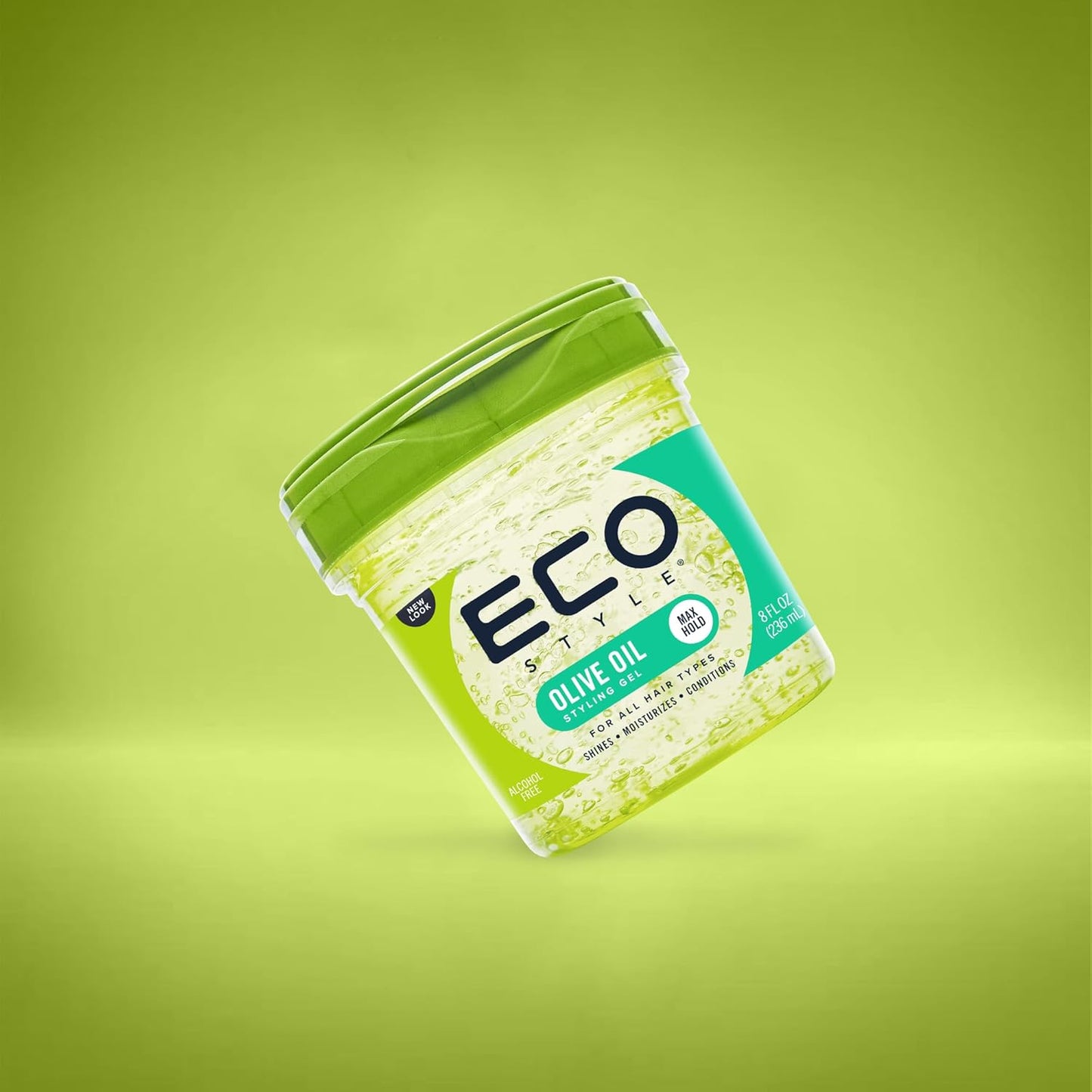 Eco Style Gel Olive Oil Styling - Adds Shine and Tames Split Ends - Delivers Moisture to Scalp - Nourishes And Repairs - Provides Weightless and Superior Hold - Ideal for all Hair - 8 oz