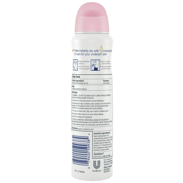 Dove Advanced Care Dry Powder Soft Spray Antiperspirant Deodorant 3.8 oz