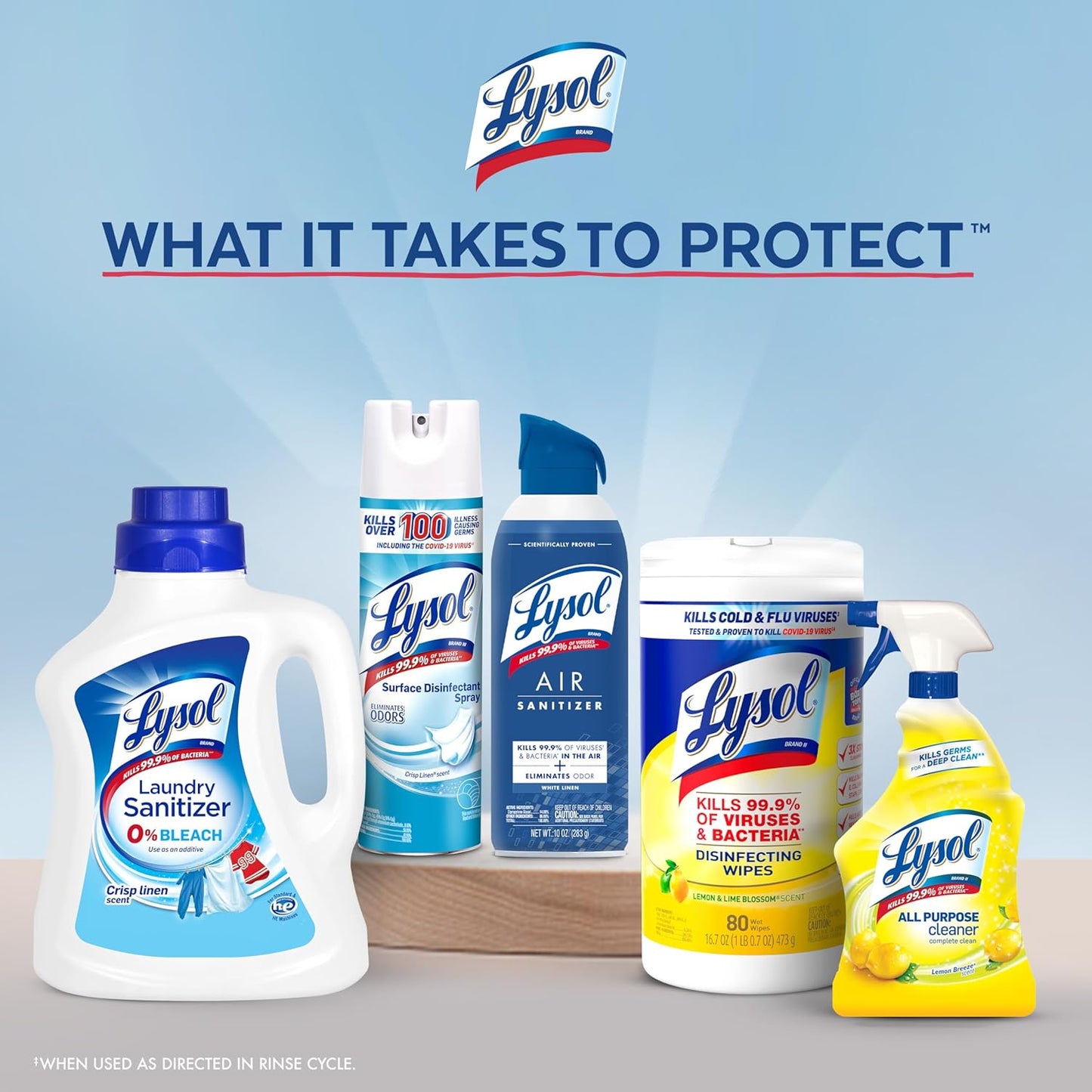 Lysol Disinfectant Laundry Sanitizer & Scent Booster, Laundry Detergent Additive, Color Safe Bleach Alternative, Laundry Odor Eliminator, Kills Bacteria & Viruses, Crisp Linen Scent, 41 Fl Oz Liquid