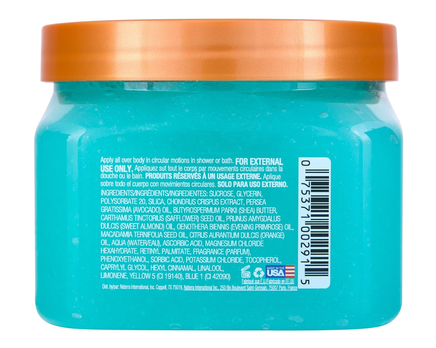 Tree Hut Blue Lagoon Shea Sugar Scrub | Exfoliating Body Scrub Removes Dead, Dry Skin for a Soft & Hydrated Feel | Nourishing Essential Body Care | 18 fl oz.