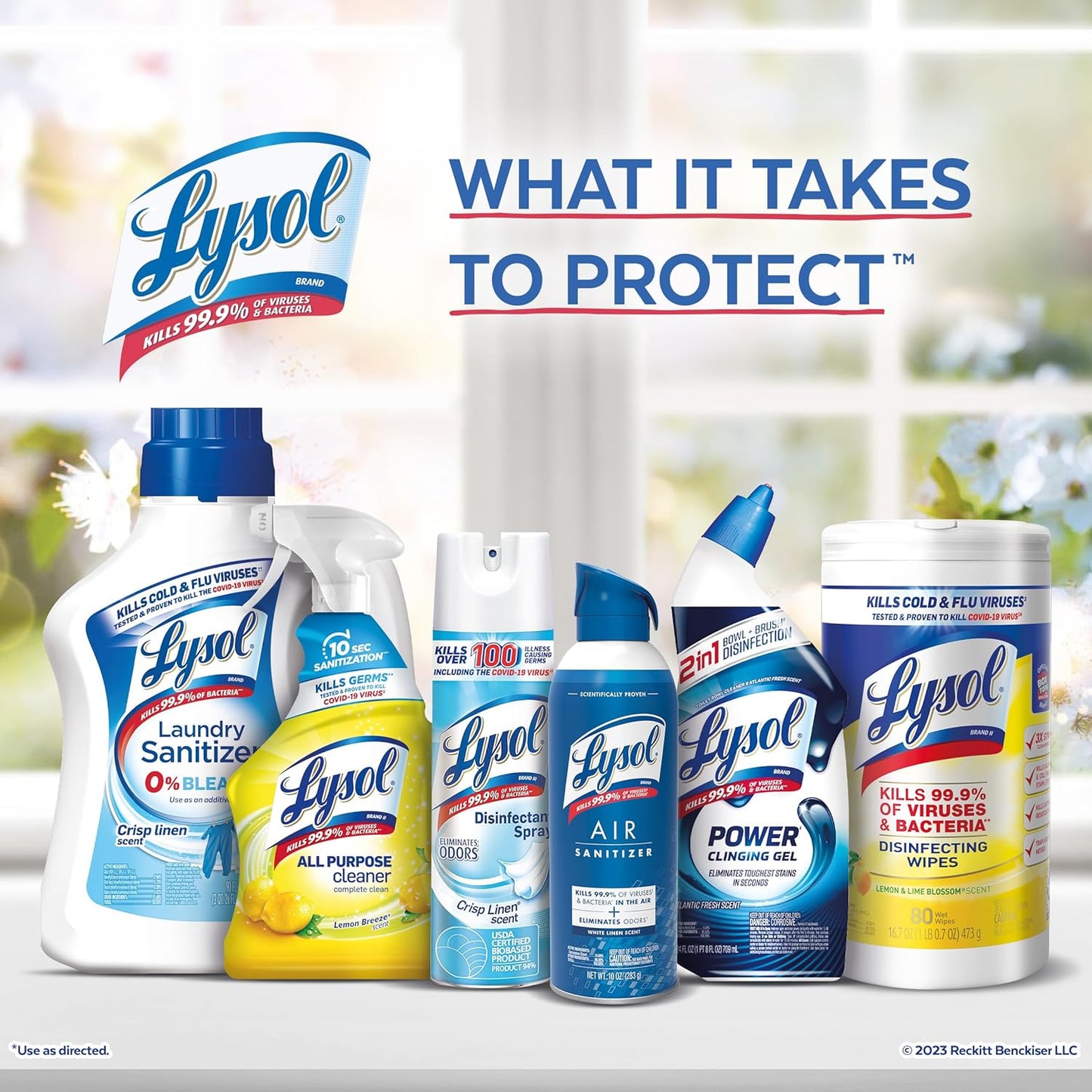 LYSOL Power Clean Multi-Surface Cleaner, 2x Concentrated Pour, Sparkling Lemon & Sunflower Essence scent, 28 Fl Oz