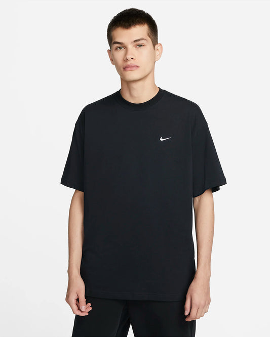 Nike Men's Solo Swoosh T-Shirt, Black/White