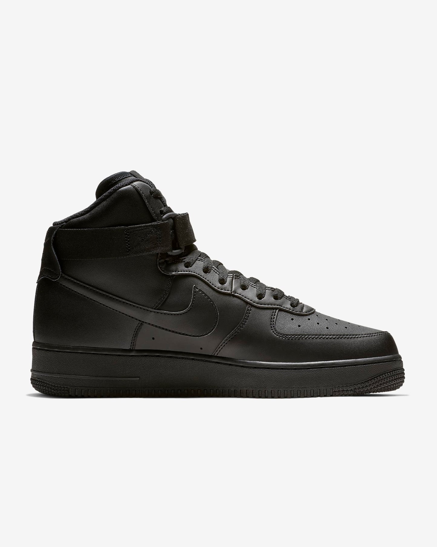 Nike Men's Air Force 1 High '07 Shoes, Black/Black