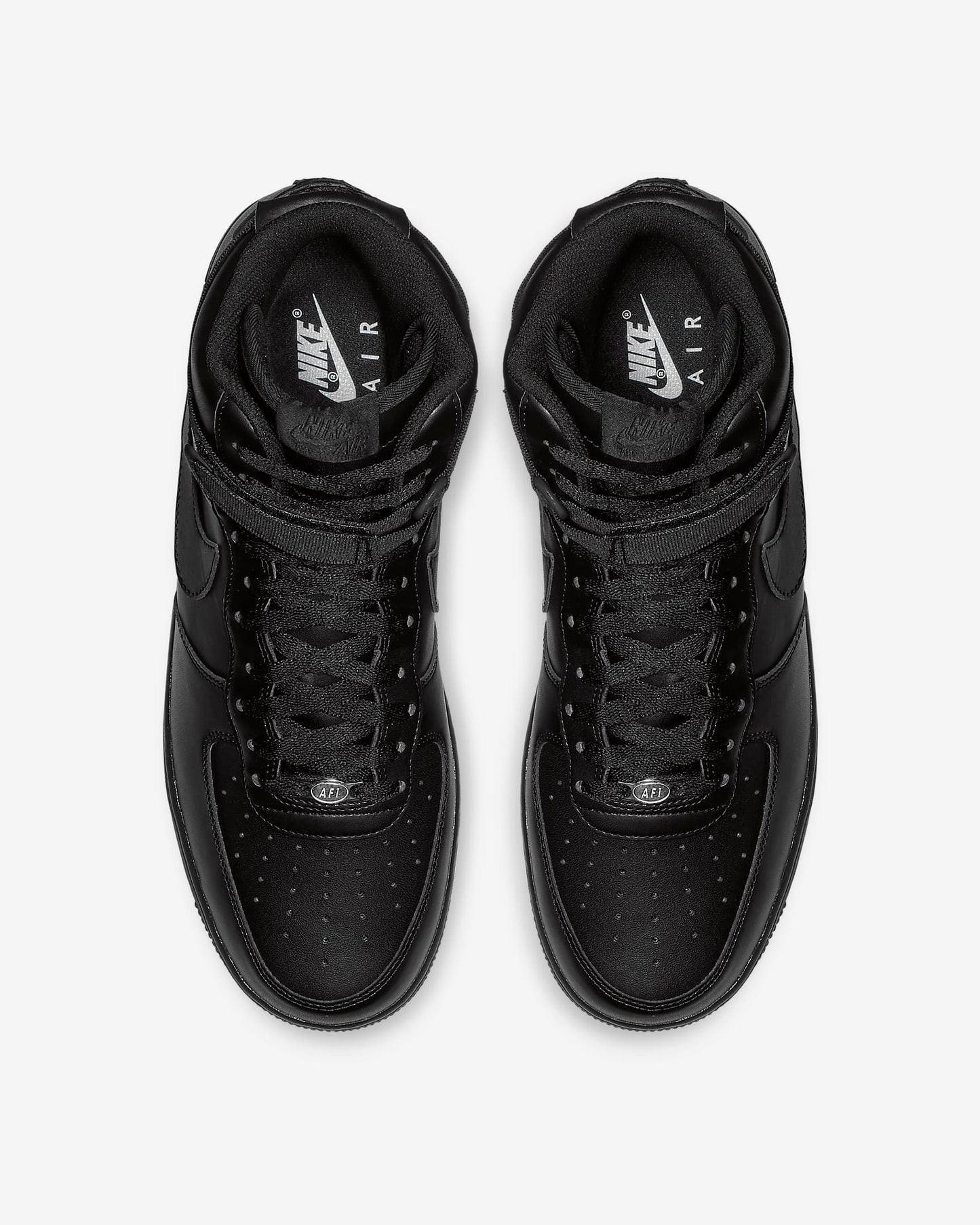 Nike Men's Air Force 1 High '07 Shoes, Black/Black